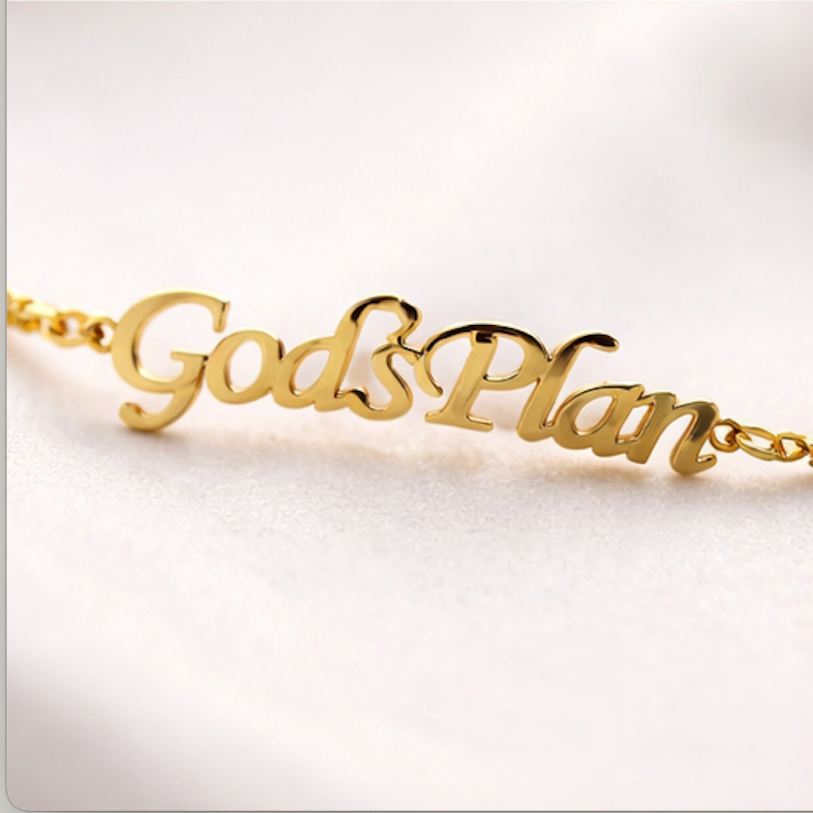 God’s Plan Signature Bracelet
